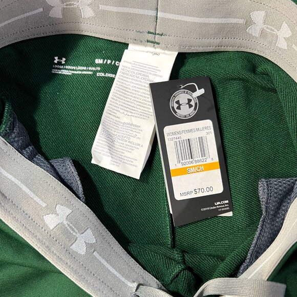 Under Armour Women's Forest Green Qualifier Hybrid Warm-Up Pant - Size SMALL NWT - Picture 6 of 7